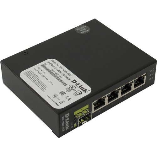 Коммутатор D-Link DIS-100G-5SW DIS-100G-5SW/A1A 4G 1SFP неуправляемый