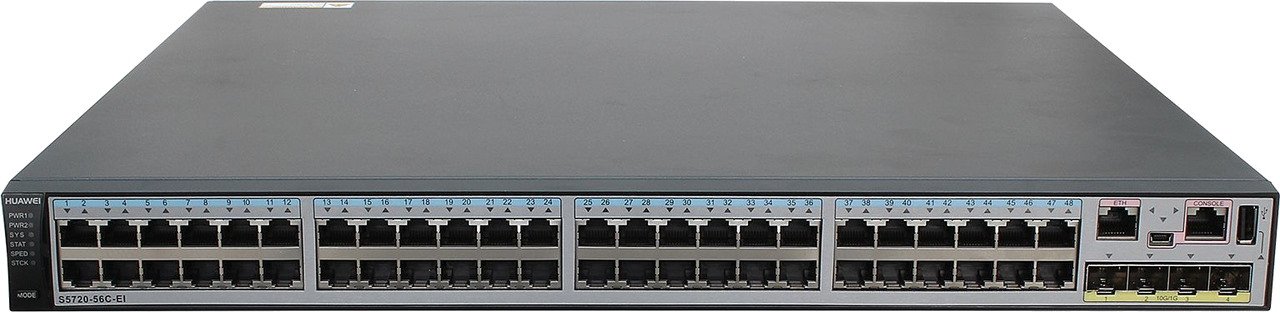 Коммутатор Huawei 48GE 4SFP+ 1SL S5720-56C-EI-AC