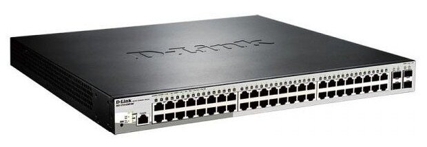 Коммутатор D-Link Proj DGS-1210-52MP/ME/B2A с 48 портами 10/100/1000Base-T и 4 портами 1000Base-X SFP