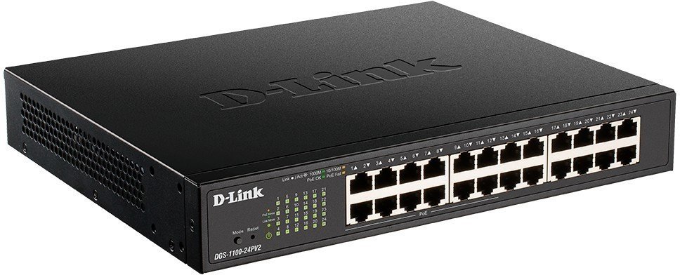 Коммутатор D-Link 24PORT 10/100/1000 DGS-1100-24PV2/A1A