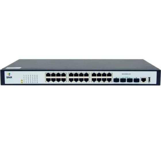 Коммутатор SNR (SNR-S2989G-24TX) уровня 2 управляемый