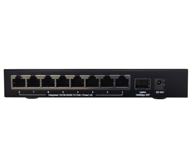 Коммутатор ORIGO OS1209P/A1A 8x100Base-TX PoE+, 1x1000Base-X SFP