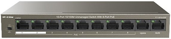 Коммутатор IP-COM F1110P-8-63W 10Port 10/100M