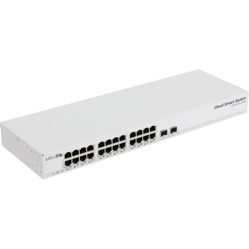 Коммутатор MikroTik CSS326-24G-2S+RM 24х Gigabit RJ45, 2х SFP+