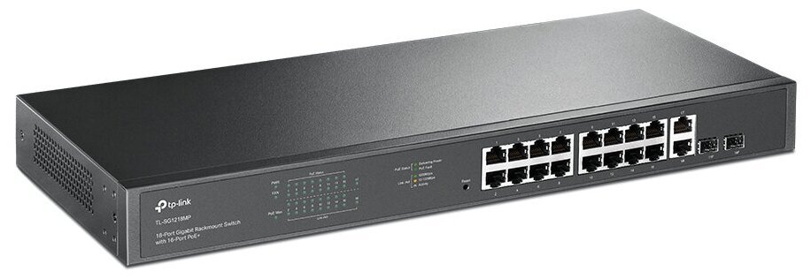 Коммутатор TP-Link JetStream TL-SG1218MP 18G 16PoE+ 250W