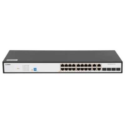 Коммутатор управляемый SNR SNR-S2300G-16TC-POE (L2) 16x1Гбит/с 4xКомбо(1000BASE-T/SFP) 16PoE 270W