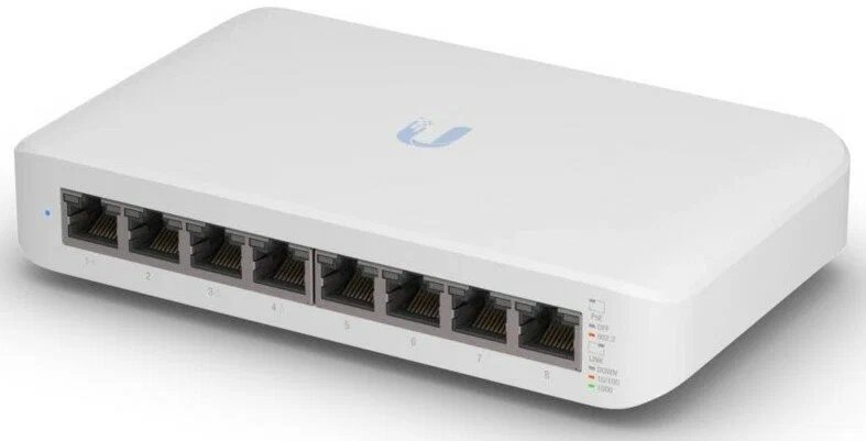 Коммутатор UBIQUITI USW-LITE-8-Poe