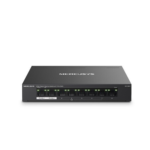 Коммутатор Mercusys MS108GP с 8 портами