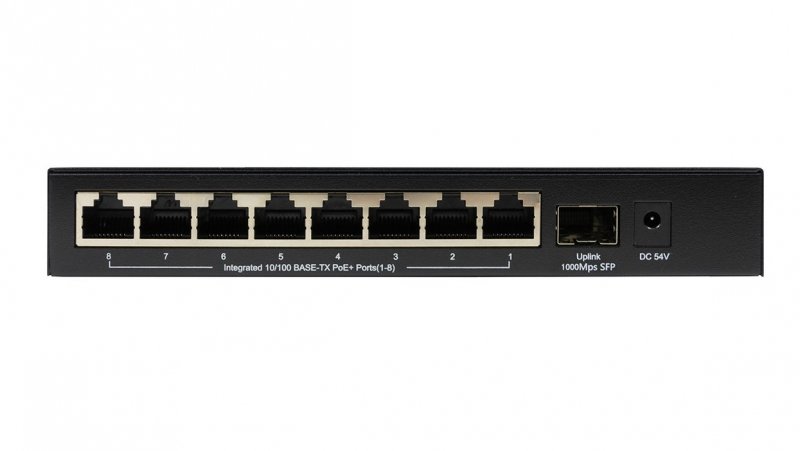 Коммутатор ORIGO OS1209P/80W/A1A 8x100Base-TX PoE+, 1x1000Base-X SFP
