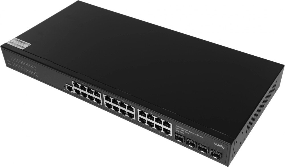 Коммутатор управляемый Cudy GS2024S2 (L2) 24x1Гбит/с 4SFP
