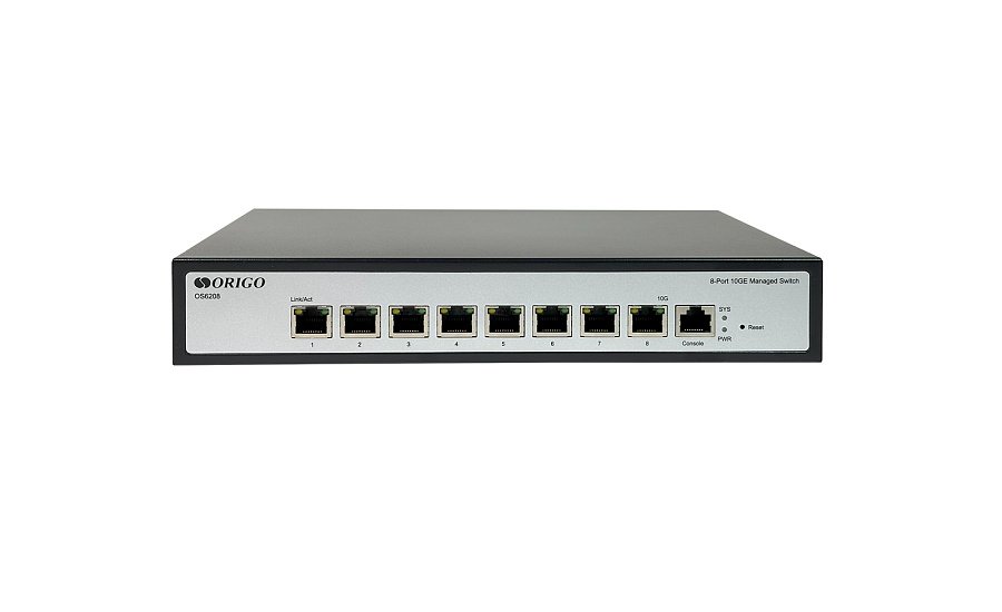 Коммутатор управляемый Origo OS6208 OS6208/A1A (L2) 8x1Гбит/с