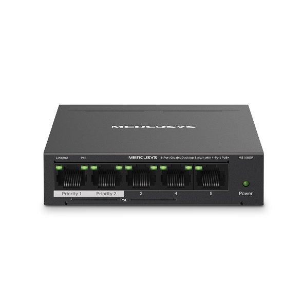 Коммутатор Mercusys MS105GP с 5 портами