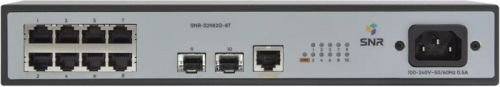 Коммутатор SNR SNR-S2982G-8T 8 портов 10/100/1000Base-T и 2 порта 100/1000BASE-X (SFP)