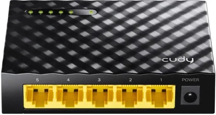 Коммутатор неуправляемый Cudy GS105D (L2) 5x1Гбит/с