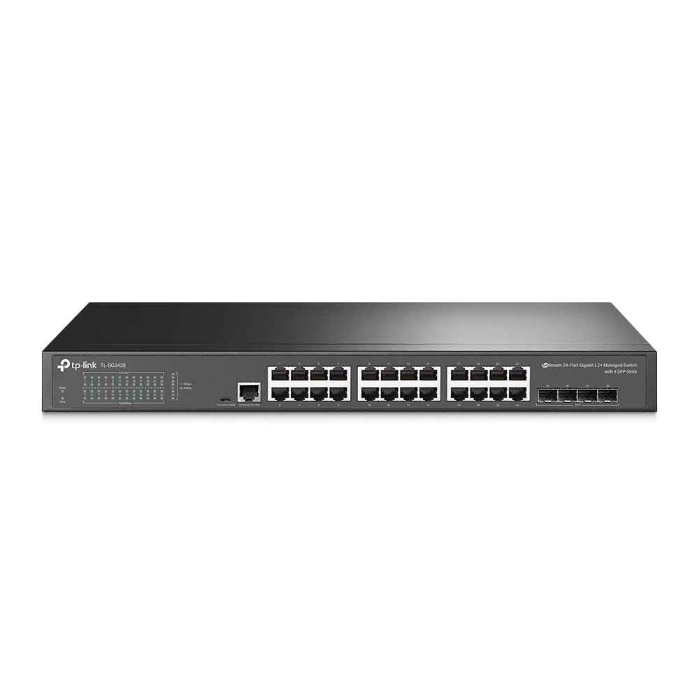 Коммутатор TP-Link JetStream (TL-SG3428) 24G 4SFP управляемый