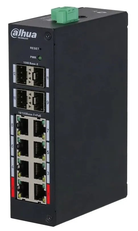 Коммутатор Dahua DH-HS4412-8ET-120 управляемый
