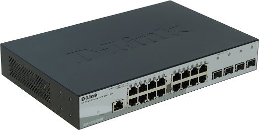 D-Link DGS-1210-20/ME/B1A Управляемый коммутатор 2 уровня с 16 портами 10/100/1000Base-T и 4 портами 1000Base-X SFP (DGS-1210-20/ME/B1A)