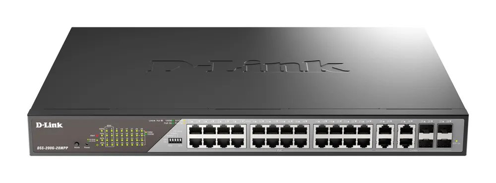 Коммутатор D-Link DSS-200G-28MPP/A1A
