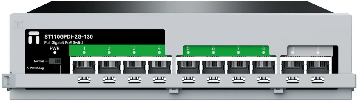 Коммутатор неуправляемый Netis ST110GPDI-2G-130 10x1Гбит/с 8PoE