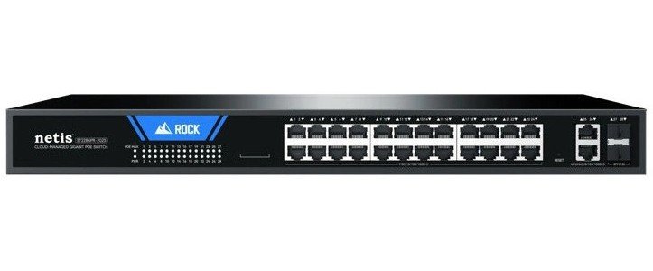 Коммутатор настраиваемый Netis ST228GPR-2G2S (L2) 26x1Гбит/с 2SFP 24PoE 375W