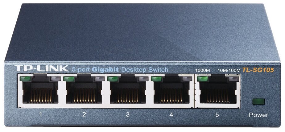 TP-Link SMB TL-SG105 Коммутатор  неуправляемый настольный 5x10/100/1000BASE-T