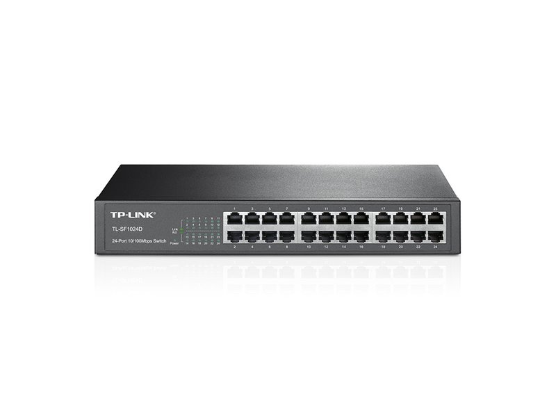 TP-LINK SMB TL-SF1024, Коммутатор 24-портовый FastEthernet 100Mbps