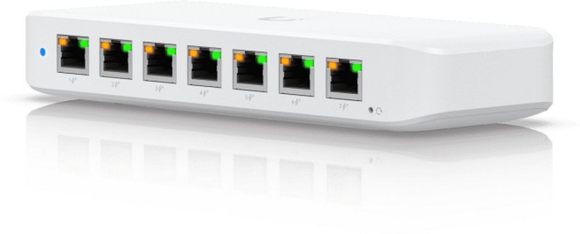 Коммутатор Ubiquiti UniFi Switch Ultra 210W (USW-Ultra-210W) PoE-коммутатор, 8х 1G RJ45, раздача 202 Вт