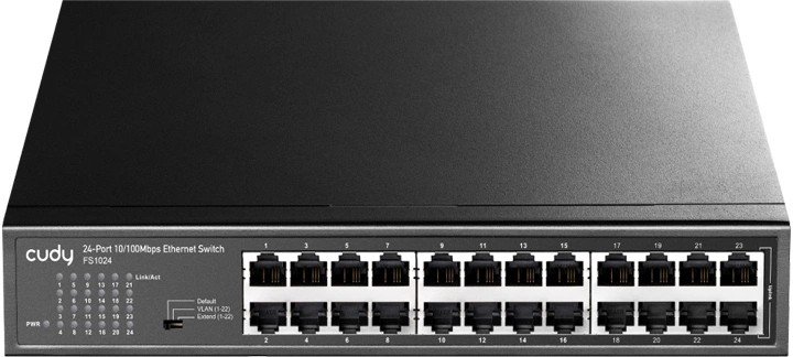Коммутатор неуправляемый Cudy FS1024 (L2) 24x100Мбит/с