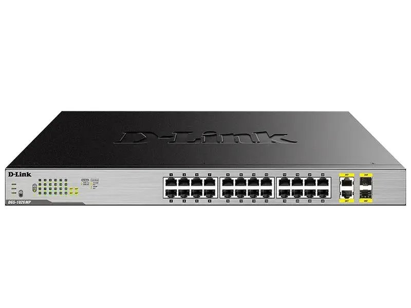 Коммутатор D-Link DGS-1026MP, неуправляемый