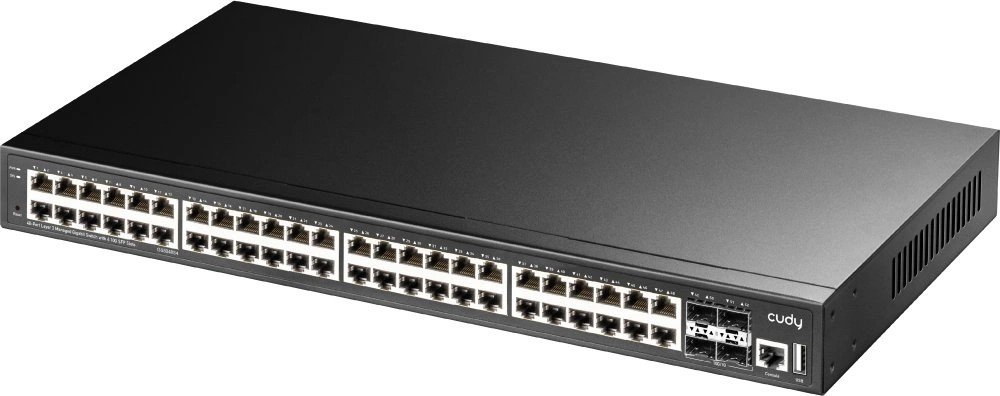 Коммутатор управляемый Cudy GS5048S4 (L3) 48x1Гбит/с 4SFP+