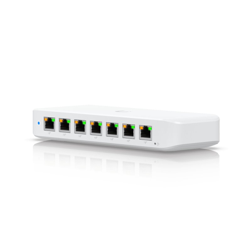 Коммутатор Ubiquiti UniFi Switch Ultra (USW-Ultra) PoE-коммутатор, 8х 1G RJ45, раздача 42 Вт
