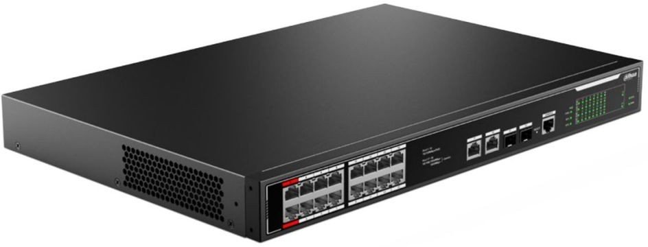 Коммутатор Dahua DH-SF4018P-C 18-Port Managed 10/100M RJ45 16-port PoE Switch, 190W, Metal case