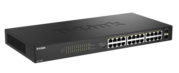 Коммутатор неуправляемый D-Link DGS-1026P DGS-1026P/A1A 24x1Гбит/с 2SFP 240W