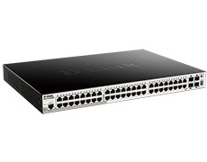 D-Link DGS-1510-52XMP/A1A  PROJ Управляемый стекируемый коммутатор SmartPro уровня 2+ с 48 портами 10/100/1000Base-T и 4 портами 10GBase-X SFP