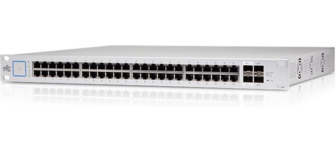 Коммутатор Ubiquiti USW-Pro-Max-48-PoE A 48-port, Layer 3 Etherlighting switch with 2.5 GbE and PoE++ output 720W