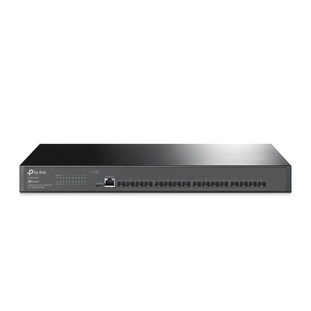 Коммутатор TP-Link (TL-SX3016F) 16SFP+ управляемый