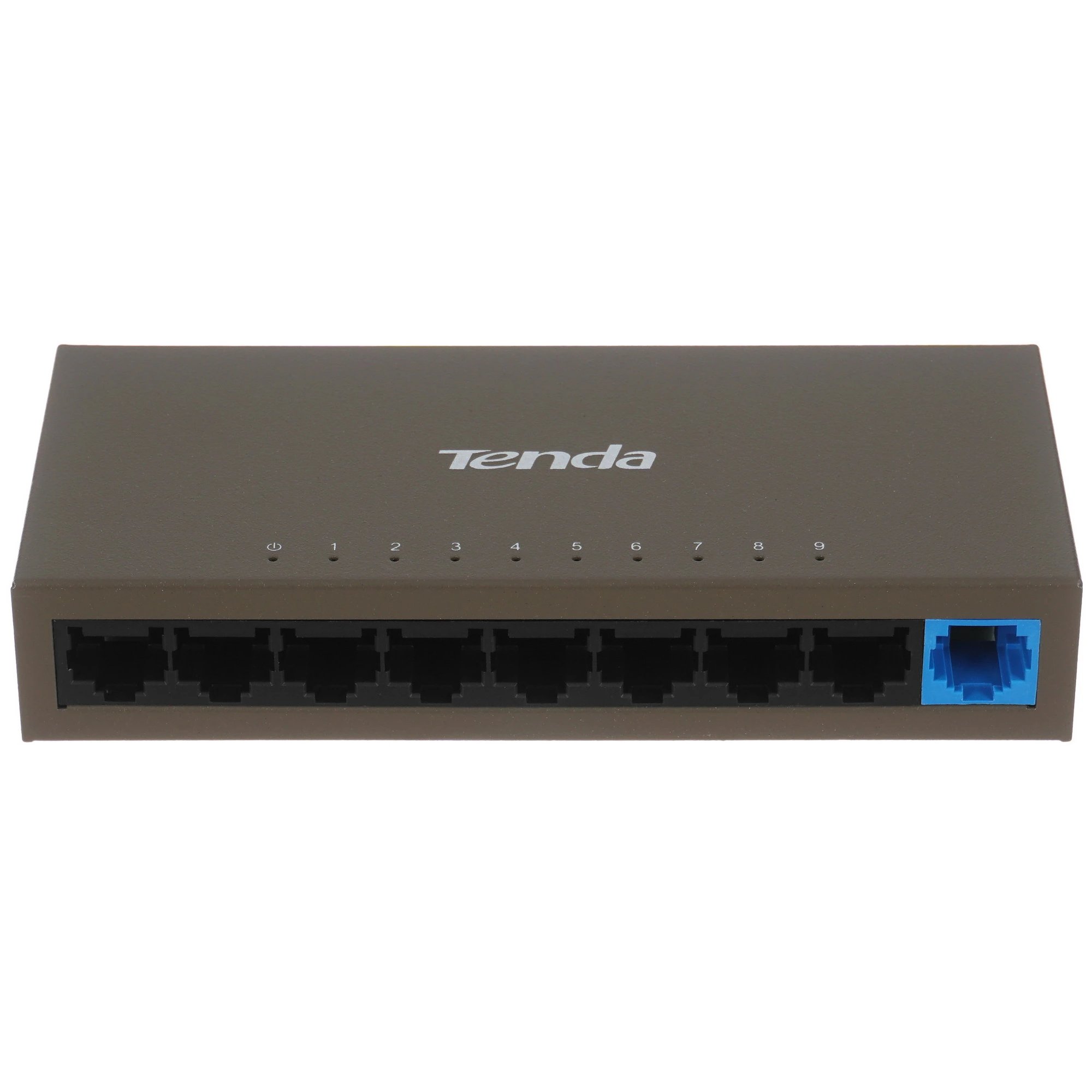 Коммутатор TENDA TEF1109D, неуправляемый,  9*10/100 Mbps RJ45 port, режим порта VLAN (1/30)