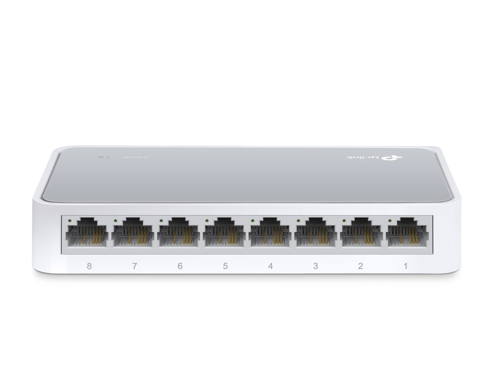 Коммутатор TP-LINK TL-SF1008D, 8 портов, Ethernet 10/100 Мбит/сек (1/60)