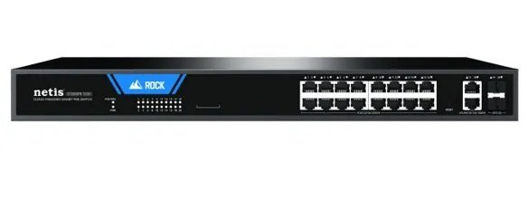 Коммутатор Netis ST220GPR-2G2S (L2) 18x1Гбит/с 16PoE настраиваемый