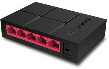 Коммутатор Mercusys MS105G 5G неуправляемый