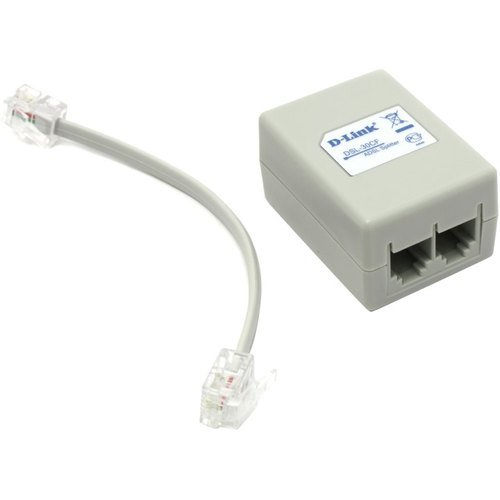 D-LINK DSL-30CF/RS, ADSL Сплиттер c телефонным кабелем 12 см