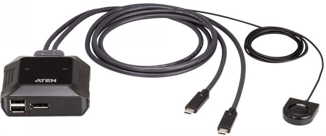 KVM-переключатель Aten US3312-AT 2-Port USB-C 4K DisplayPort Cable KVM Switch