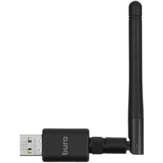 Адаптер Buro BU-BT40С Bluetooth 4.0+EDR USB class 1 100м черный