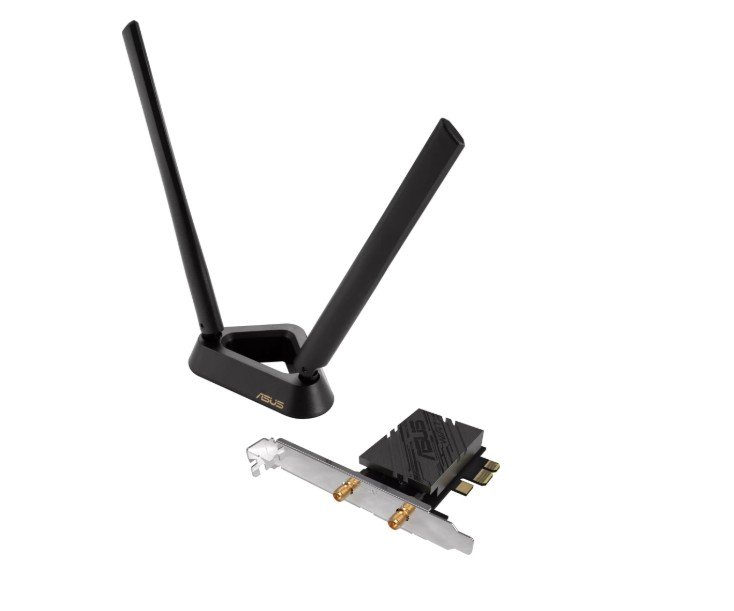 Сетевой адаптер ASUS PCE-BE92BT, Wi-Fi 7, Bluetooth 5.4, PCI-Express