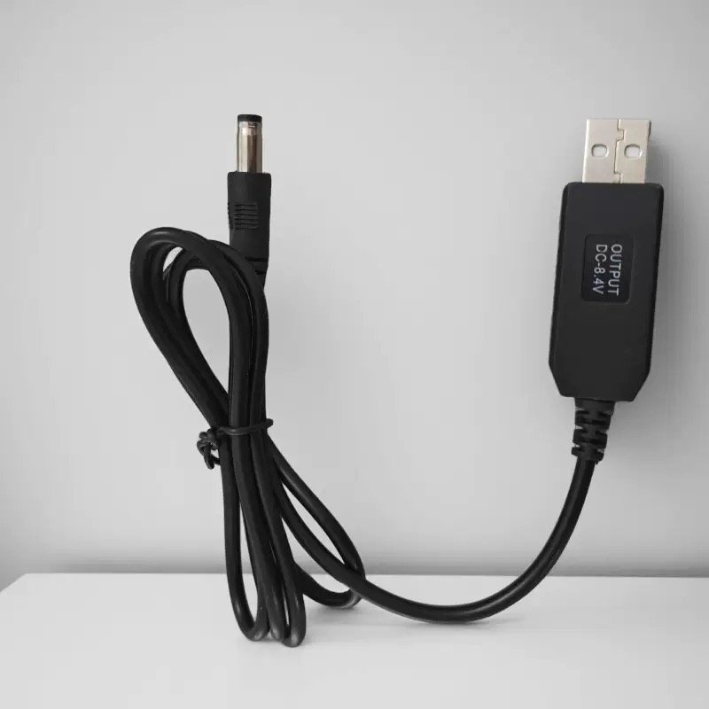 USB кабель-адаптер-усилитель напряжения 12V DC 3.5mm для роутера, рации, фонарика, камеры.