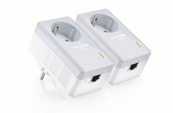 TP-LINK TL-PA4010PKIT Базовый комплект Nano адаптеров Powerline стандарта AV500 с розеткой
