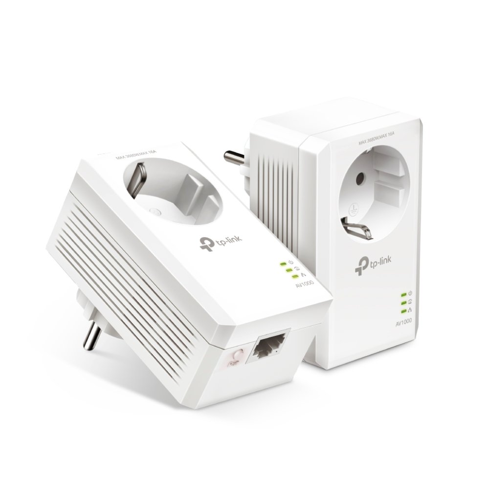 Комплект адаптеров Powerline TP-Link TL-PA7017PKIT AV1000 Gigabit Ethernet