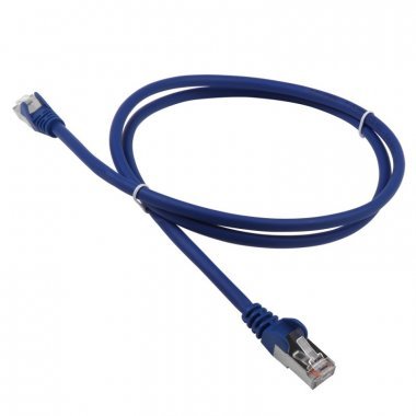 Патч-корд LANMASTER (LAN-PC45/S5E-5.0-BL) LSZH FTP кат.5e, 5.0 м, синий