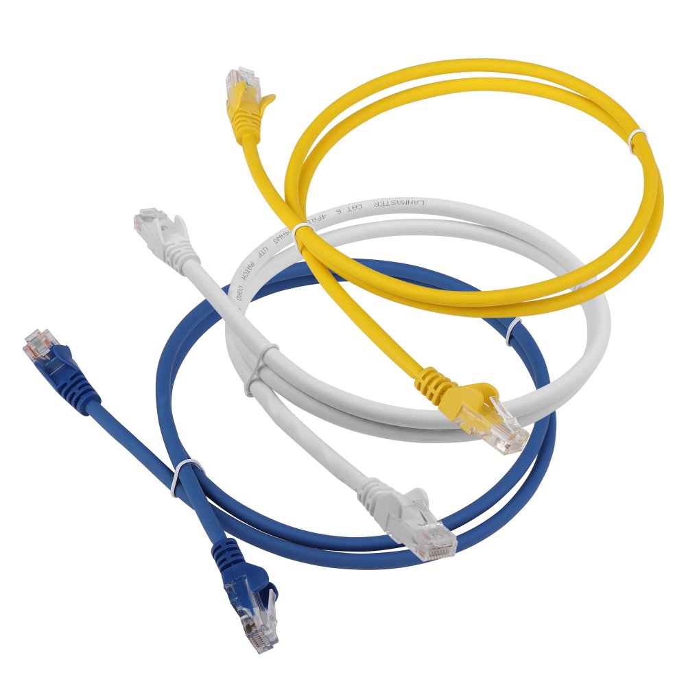 Патч-корд Lanmaster LAN-PC45/U6-1.5-BL вилка RJ-45-вилка RJ-45 кат.6 1.5м синий LSZH (уп.:1шт)