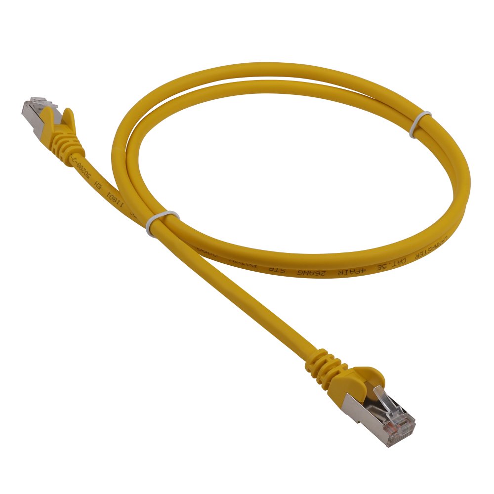 Патч-корд медный Lanmaster LAN-PC45/S5E-5.0-YL желтый вилка RJ-45-вилка RJ-45 кат.5е 5м LSZH (1шт)